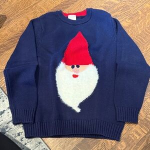 Navy Blue Gnome Sweater